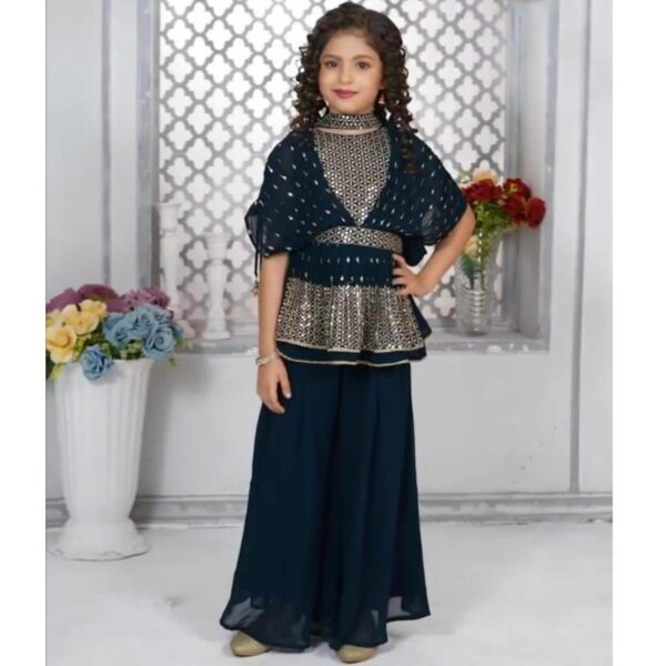 KIDS Top - Palazzo with Dupatta For Festive Season