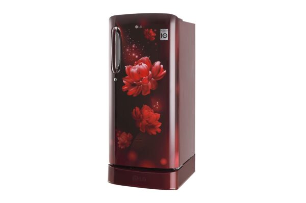 LG 185 Ltr, 5 Star, Direct Cool Single Door Refrigerator, Scarlet Charm Finish, 2023 Model - Image 2