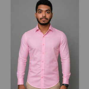 Solid plain pattern shirt for men's