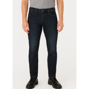 Jeans For Men Cotton Jeans Dark Indigo Blue