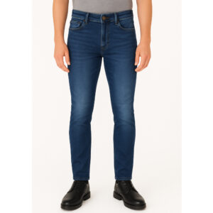 Jeans For Men Cotton Jeans Medium Blue Denim