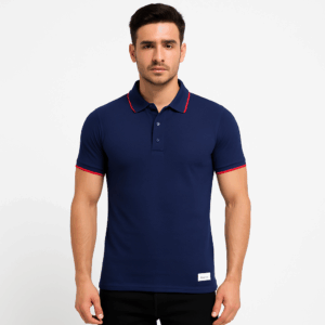 POLO T-SHIRT DARK NAVY BLUE