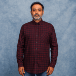 checkered casual shirt for men's