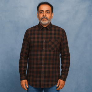 checkered casual shirt for men's