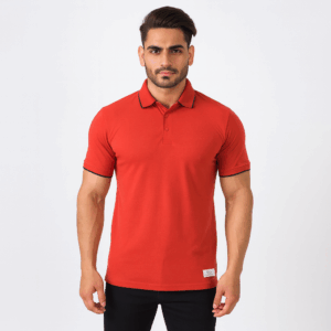 POLO T-SHIRT ORANGY RED