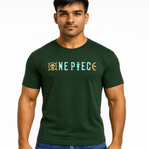 Dark Green Round Neck T-Shirt